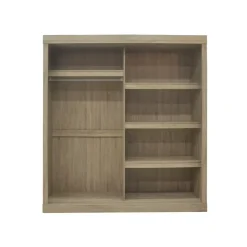 Interiax Kledingkast 'Mila' - Sonoma Eik - Schuifdeurkast - 197x182x52 cm Best