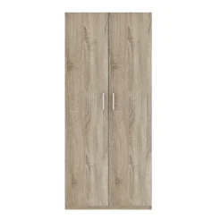 Interiax Kledingkast 'Mila' - Sonoma Eik - 2 Deurs - 180x80x42 cm Clearance