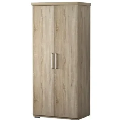 Interiax Kledingkast 'Mila' - Sonoma Eik - 2 Deurs - 183x80x52cm Online