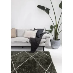 Interieur05 berber vloerkleed Nea groen/cream - 330 x 240 cm Clearance