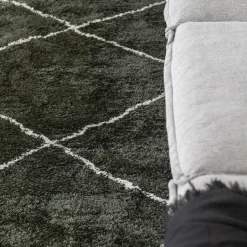 Interieur05 berber vloerkleed Nea groen/cream - 330 x 240 cm Clearance