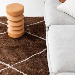 Interieur05 berber vloerkleed Nea roest/creme - 190 x 135 cm Clearance