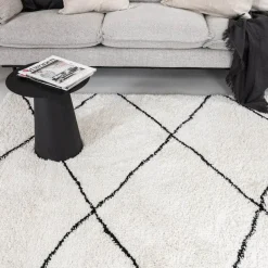 Interieur05 berber vloerkleed Nea wit/zwart - 330 x 240 cm Best