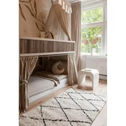 Interieur05 berber vloerkleed Nea wit/zwart - 330 x 240 cm Best