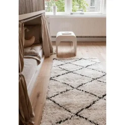 Interieur05 berber vloerkleed Nea wit/zwart - 330 x 240 cm Best