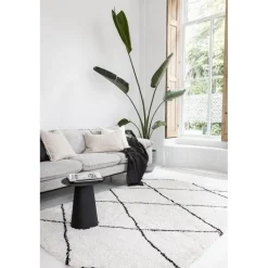 Interieur05 berber vloerkleed Nea wit/zwart - 330 x 240 cm Best