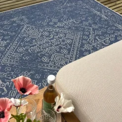 Interieur05 buitenkleed blauw Nova - 290 x 200 cm New