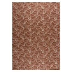 Interieur05 Buitenkleed Deco roest/wit - 340 x 240 cm Discount