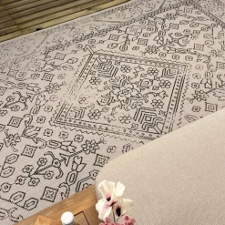 Interieur05 buitenkleed zwart/wit Nova - 290 x 200 cm Clearance