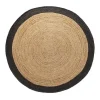 Interieur05 EVA Interior rond Vloerkleed Jute Naturel/Antraciet - 240 x 240 cm Sale