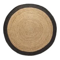 Interieur05 EVA Interior rond Vloerkleed Jute Naturel/Antraciet - 240 x 240 cm Sale