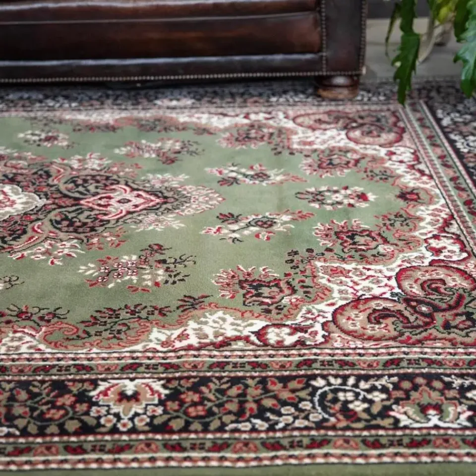 Interieur05 Eva Interior vintage Vloerkleed nain Perzisch Groen - 320 x 235 cm Hot