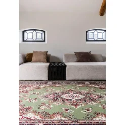 Interieur05 Eva Interior vintage Vloerkleed nain Perzisch Groen - 320 x 235 cm Hot