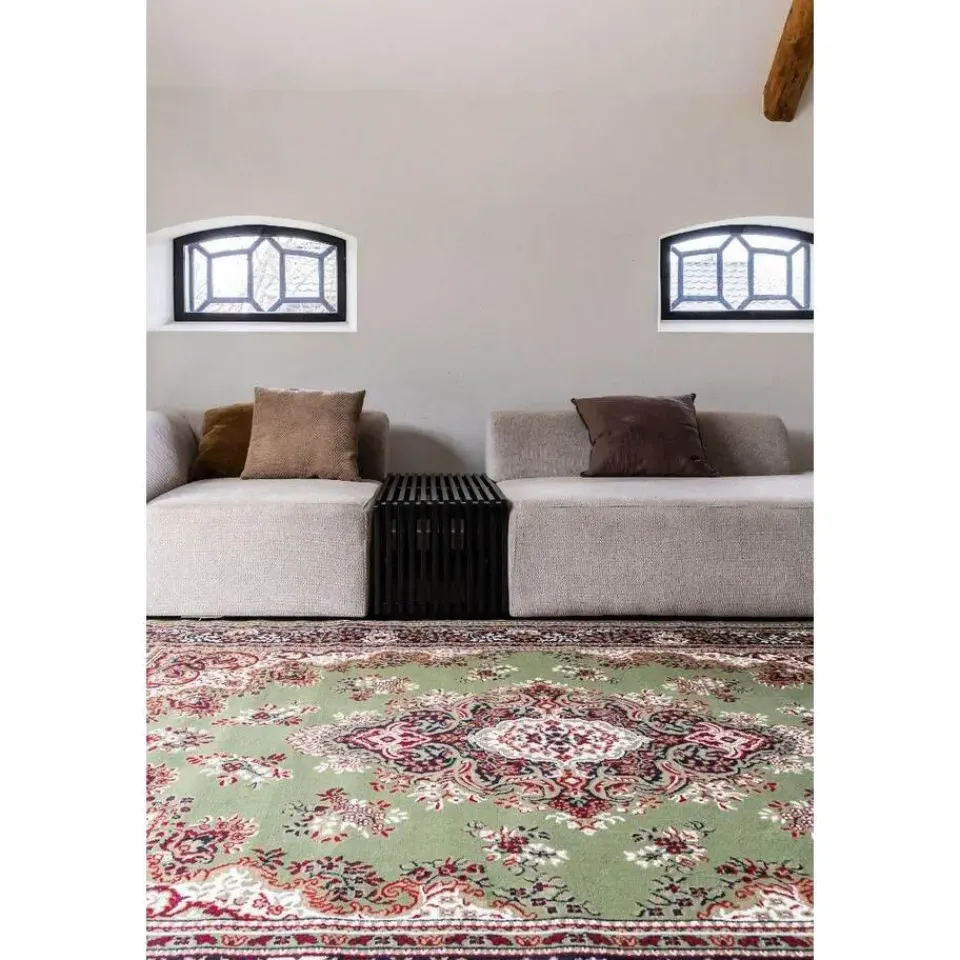 Interieur05 Eva Interior vintage Vloerkleed nain Perzisch Groen - 320 x 235 cm Hot