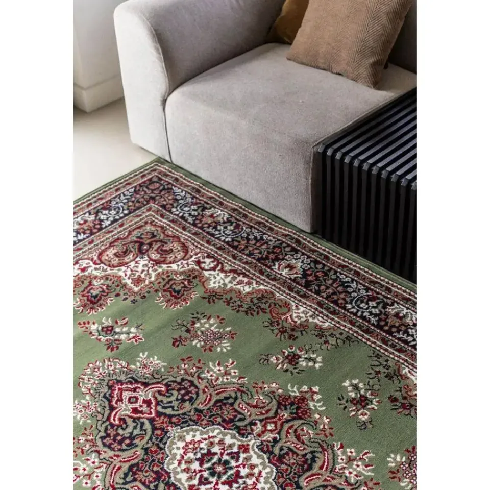 Interieur05 Eva Interior vintage Vloerkleed nain Perzisch Groen - 320 x 235 cm Hot