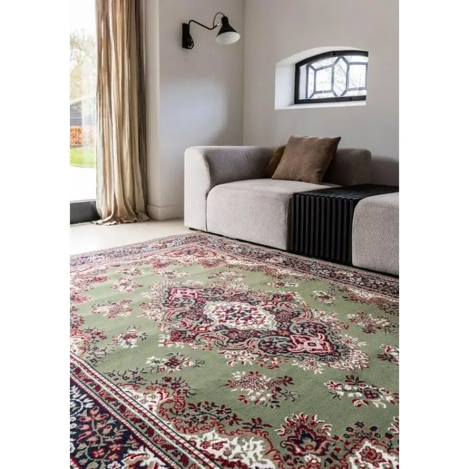 Interieur05 Eva Interior vintage Vloerkleed nain Perzisch Groen - 320 x 235 cm Hot