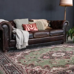 Interieur05 Eva Interior vintage Vloerkleed nain Perzisch Groen - 320 x 235 cm Hot