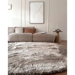 Interieur05 Hoogpolig vloerkleed Odelia beige/wit - 200 x 290 cm Discount