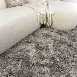 Interieur05 Hoogpolig vloerkleed Nika Antraciet - 160 x 230 cm Sale