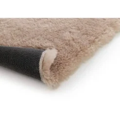 Interieur05 hoogpolig vloerkleed Furr bruin - 80 x 140 cm New
