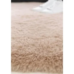 Interieur05 hoogpolig vloerkleed Furr bruin - 80 x 140 cm New