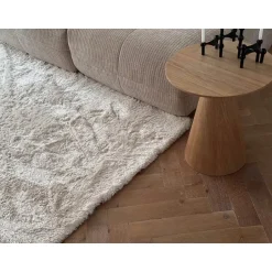 Interieur05 Hoogpolig vloerkleed Odelia beige/wit - 80 x 150 cm Outlet