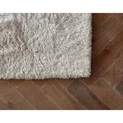 Interieur05 Hoogpolig vloerkleed Odelia beige/wit - 80 x 150 cm Outlet