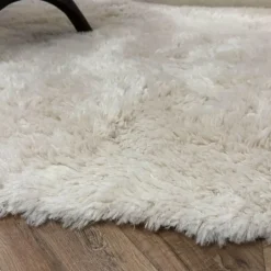 Interieur05 hoogpolig vloerkleed Furr beige - 80 x 140 cm Discount