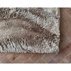 Interieur05 Hoogpolig vloerkleed Odelia Bruin/taupe - 160 x 230 cm Hot