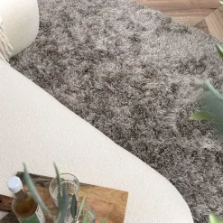 Interieur05 Hoogpolig vloerkleed Nika Antraciet - 240 x 340 cm Clearance