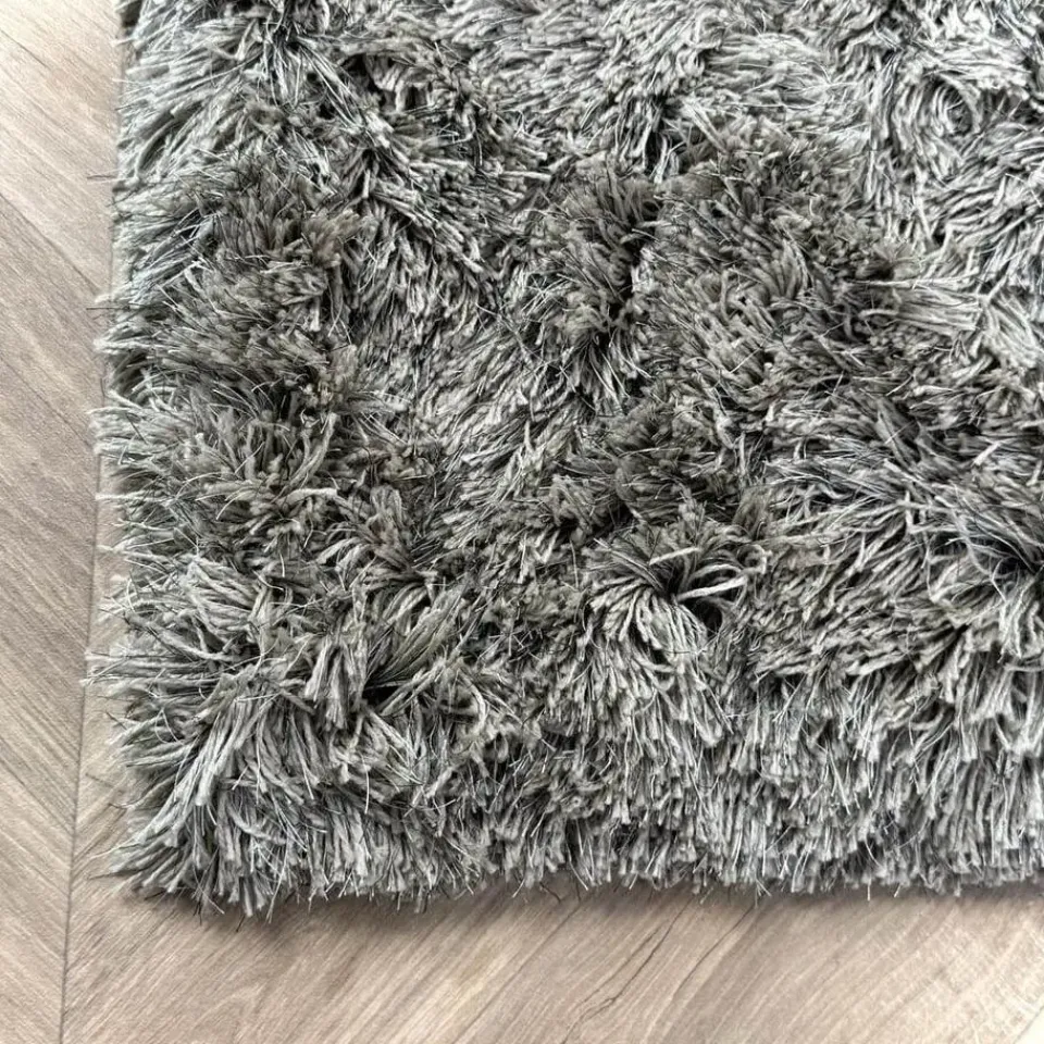 Interieur05 Hoogpolig vloerkleed Nika Antraciet - 240 x 340 cm Clearance