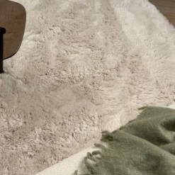 Interieur05 hoogpolig vloerkleed Furr beige - 160 x 230 cm Discount