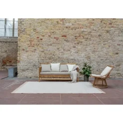 Interieur05 Jute buitenkleed naturel border - 380 x 280 cm