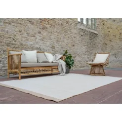 Interieur05 Jute buitenkleed naturel border - 380 x 280 cm