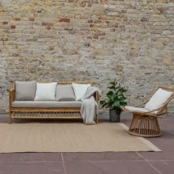 Interieur05 Jute buitenkleed naturel border - 380 x 280 cm