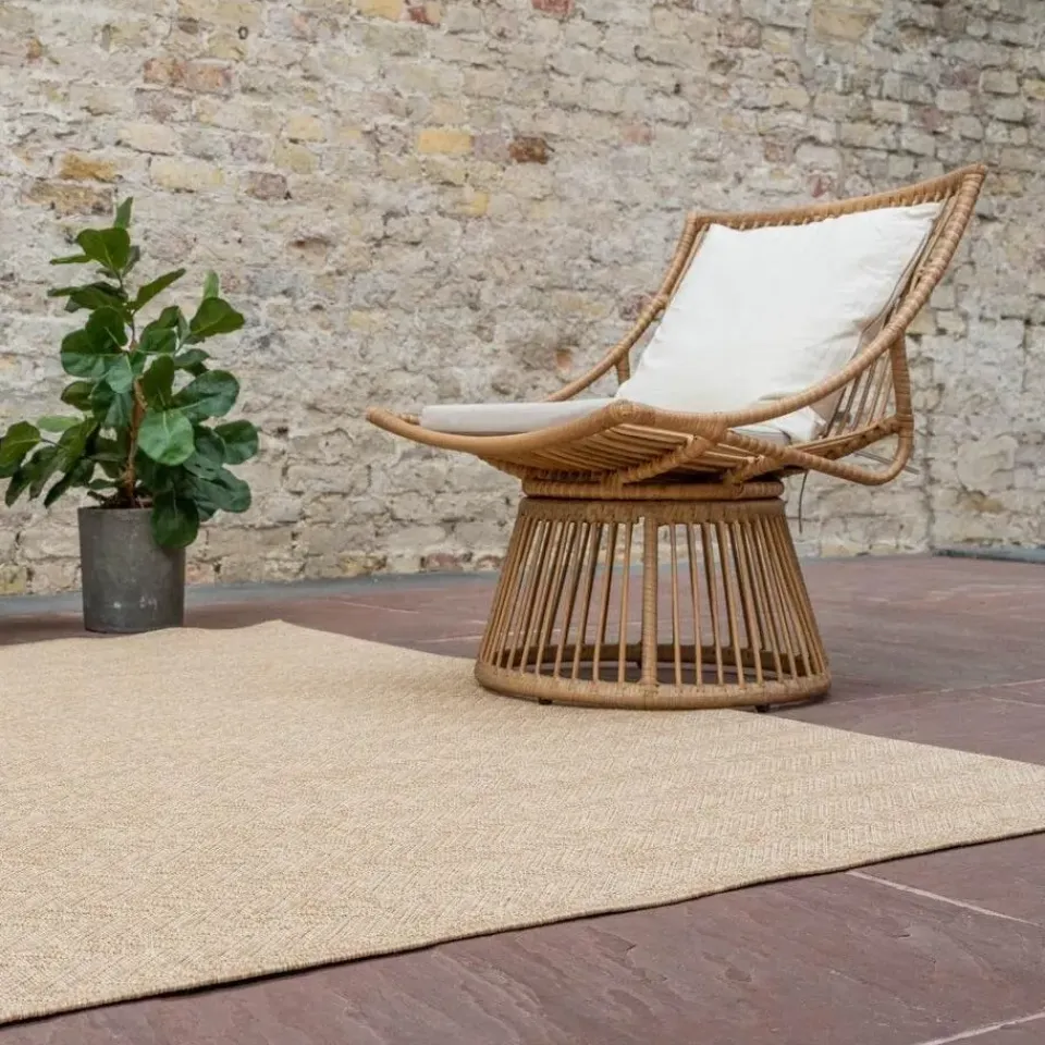 Interieur05 Jute buitenkleed naturel visgraat - 230 x 160 cm Online