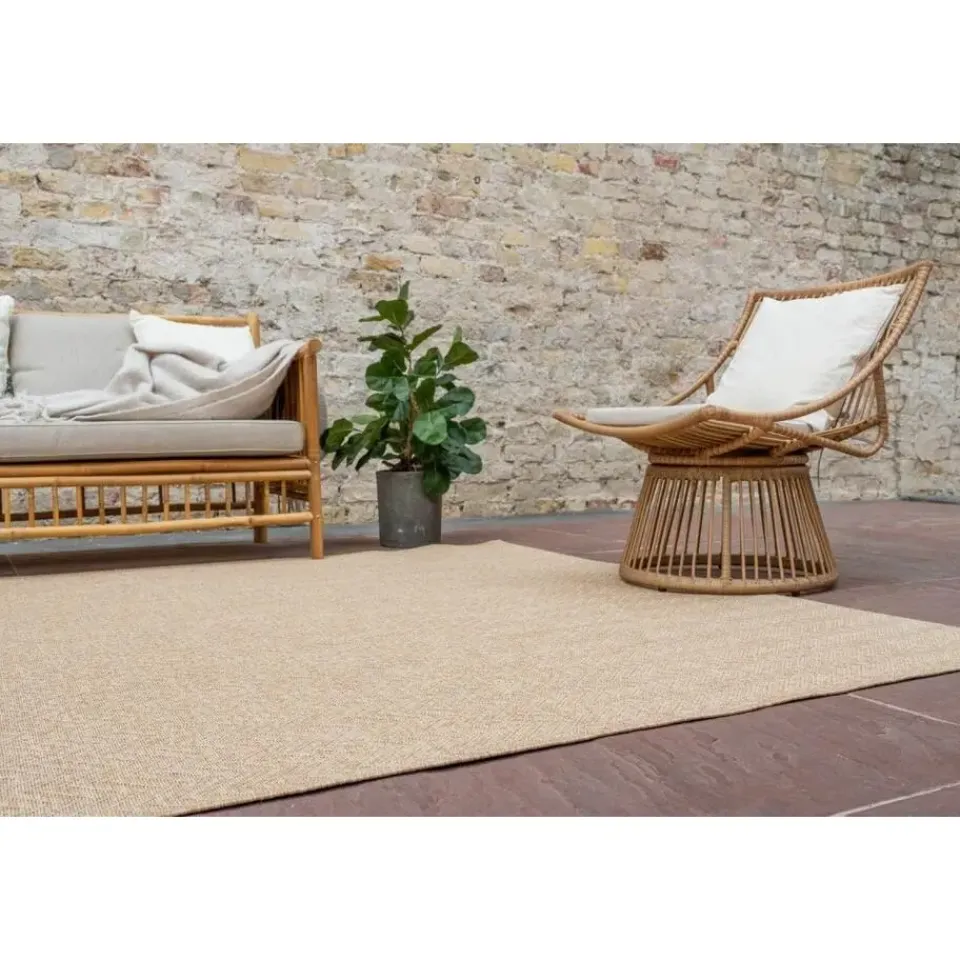 Interieur05 Jute buitenkleed naturel visgraat - 230 x 160 cm Online