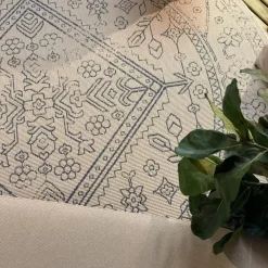 Interieur05 rond buitenkleed blauw Nova - 200 x 200 cm New