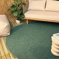 Interieur05 rond buitenkleed groen Tone - 240 x 240 cm Outlet