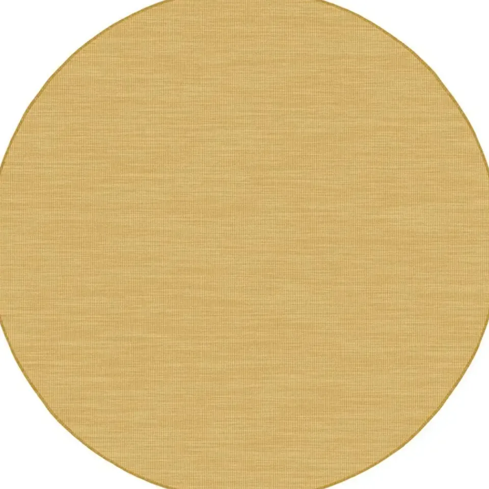 Interieur05 rond buitenkleed geel/okergeel Tone - 240 x 240 cm Discount