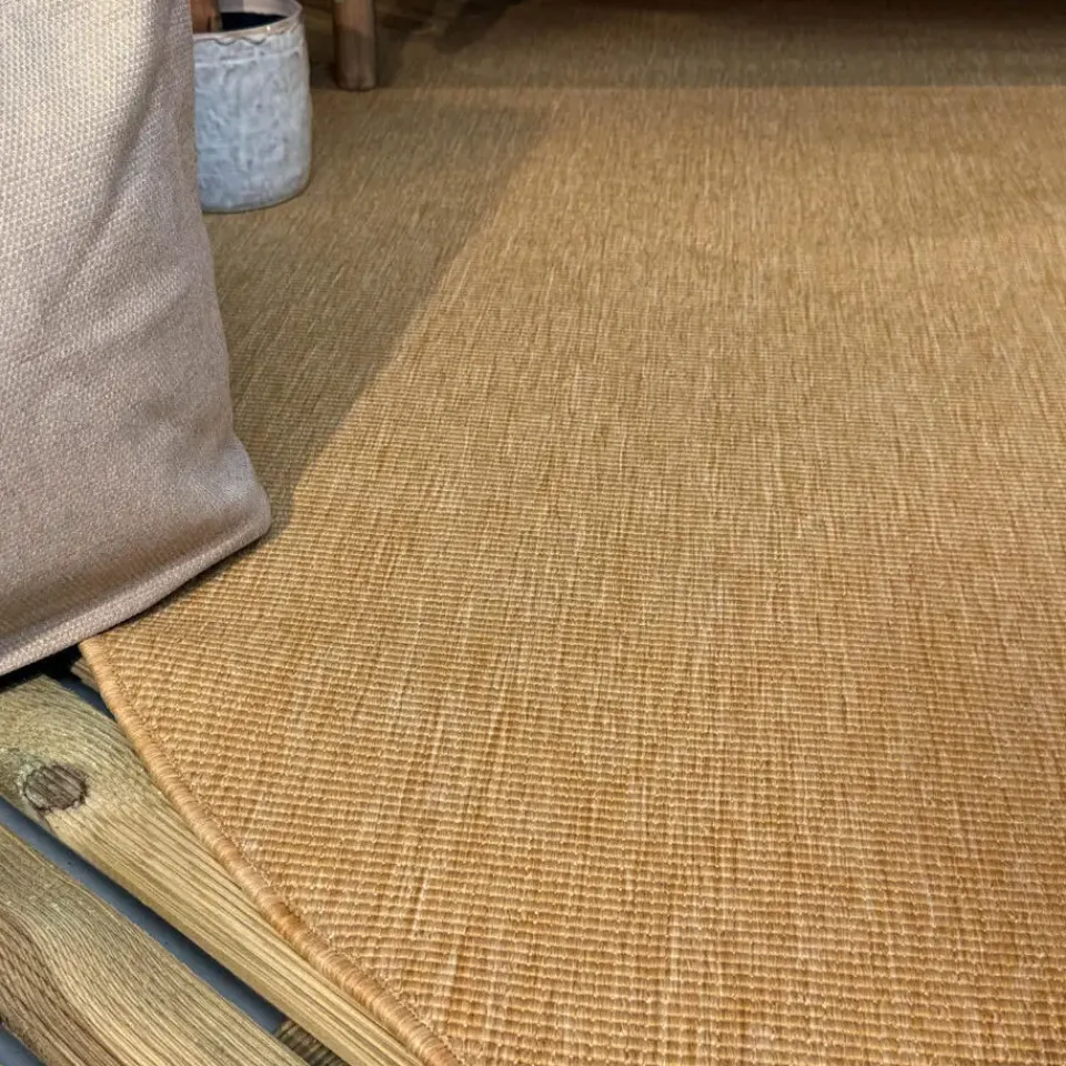 Interieur05 rond buitenkleed geel/okergeel Tone - 240 x 240 cm Discount