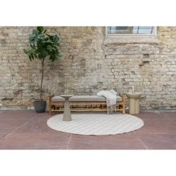Interieur05 rond buitenkleed jute naturel zigzag - 240 x 240 cm Online