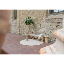 Interieur05 rond buitenkleed jute naturel zigzag - 240 x 240 cm Online