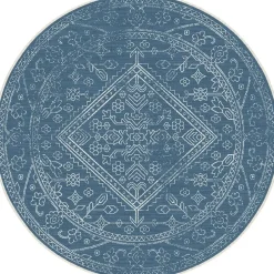 Interieur05 rond buitenkleed blauw Nova - 240 x 240 cm Hot