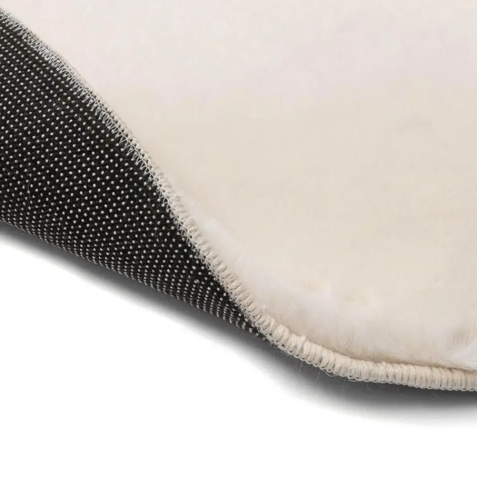 Interieur05 Rond Hoogpolig Vloerkleed Lux Creme - 240 x 240 cm Discount