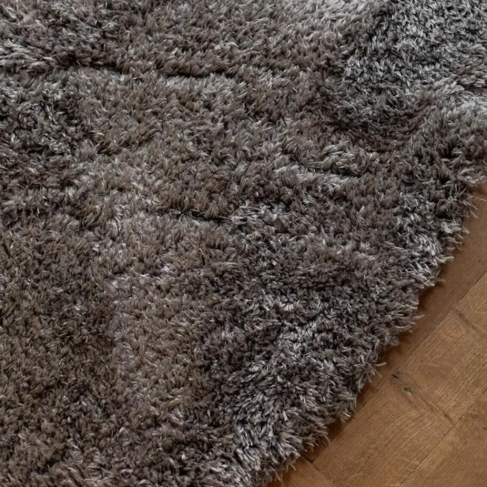 Interieur05 rond vloerkleed Fender grijs/lichtgrijs - 160 x 160 cm Sale