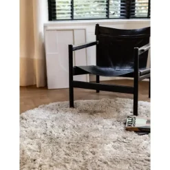 Interieur05 rond vloerkleed Fender wit/creme - 240 x 240 cm Outlet