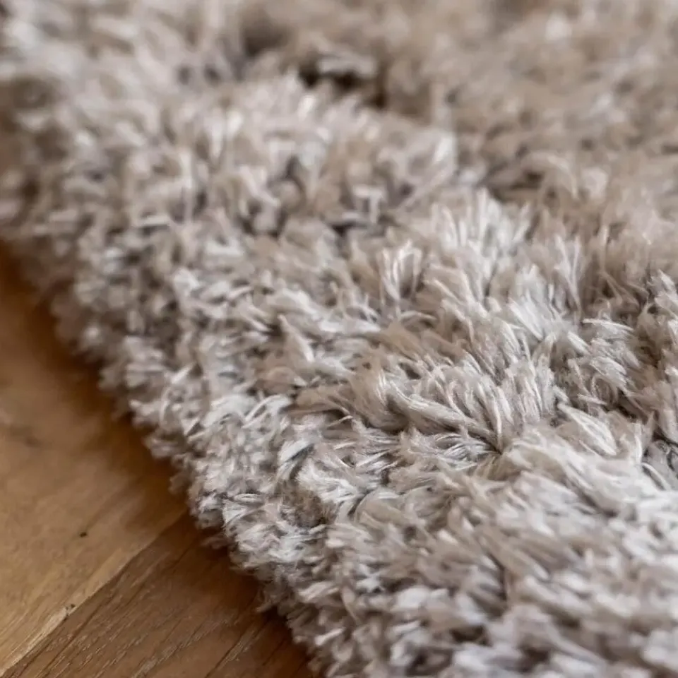 Interieur05 rond vloerkleed Fender wit/creme - 240 x 240 cm Outlet