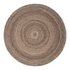 Interieur05 rond vloerkleed Gapo donkerbruin - 150 x 150 cm Online
