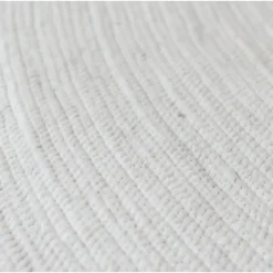 Interieur05 rond vloerkleed Gapo wit - 220 x 220 cm New